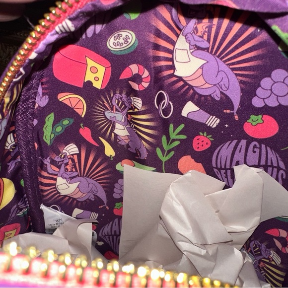 Disney Parks Backpack Loungefly 2024 Epcot Food & Wine Festival Chef Figment NWT - Picture 17 of 17